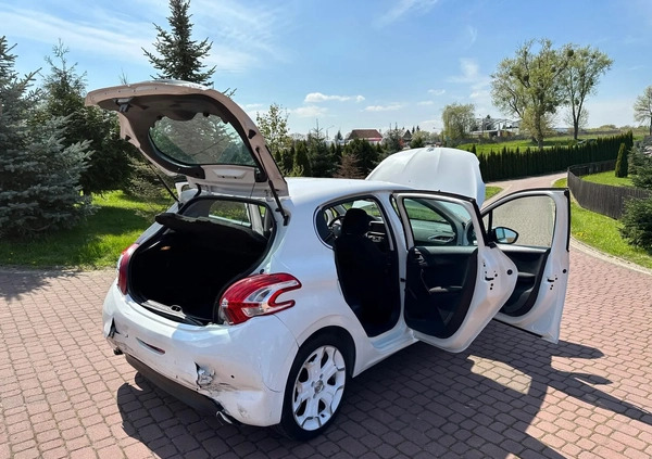 Peugeot 208 cena 23200 przebieg: 211734, rok produkcji 2015 z Ryki małe 631